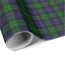 Search for black watch tartan wrapping paper Blue