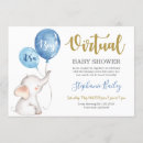 Search for virtual baby boy shower invitations Cute