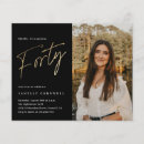 Search for black and gold 40th birthday invitations Adult birthday party