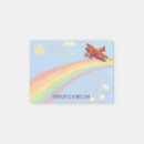 Search for airplane post it notes Rainbow