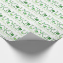 Search for luck gift wrap Four leaf clover