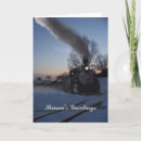 Search for steam train christmas cards Snow