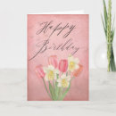 Search for daffodil flower birthday cards Pink