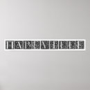 Search for alphabet floral posters Black and white