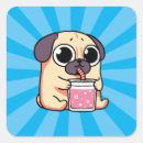 Search for pug cartoon stickers Animal
