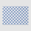 Search for blue white plaid tissue paper Chequered
