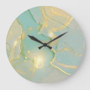 Search for mint green clocks Gold