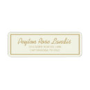 Search for ivory return address labels Minimalist