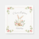 Search for pink floral napkins Baptism