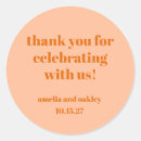 Search for retro wedding stickers Bold typography