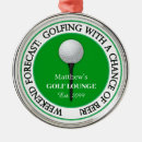 Search for funny golf christmas tree decorations Golfer