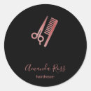 Search for hairdresser stickers Pink