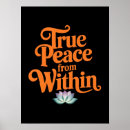 Search for inner peace posters Flower