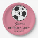 Search for pink soccer plates Kids