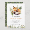 Search for fox baby shower invitations Gender neutral
