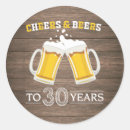 Search for cheers to 30 years stickers Cheers and beers
