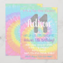 Search for 11th birthday invitations Hippie