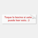 Search for spanish bumper stickers Language