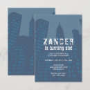Search for skyline birthday invitations Superhero