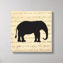 Search for elephant canvas prints Antique
