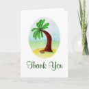 Search for palm tree thank you cards Green