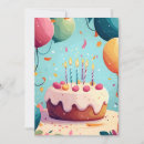 Search for cartoon cake invitations Whimsical
