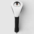 Search for penguin golfing golf head covers Cute