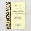 Search for leopard print wedding invitations Stylish