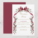 Search for burgundy christmas invitations Elegant