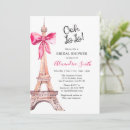 Search for paris bridal shower invitations Oh la la