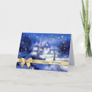 Search for village scene christmas cards Winter landscape