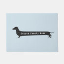Search for dachshund doormats Silhouette