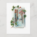 Search for snow scene postcards Vintage christmas