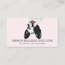 Search for french bulldog business cards Dog walker
