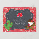 Search for festive baby shower invitations Santa