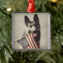 Search for german shepherd dog christmas tree decorations Cute