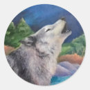 Search for howling stickers Wolf