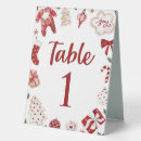 Search for christmas table cards Winter