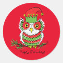 Search for funny owl stickers Bird
