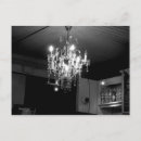 Search for chandeliers postcards Black and white