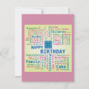 Search for word cloud cards Happy