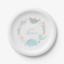 Search for seahorse paper plates Shark