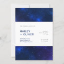 Search for night sky wedding invitations Galaxy