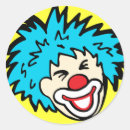 Search for clown face stickers Happy