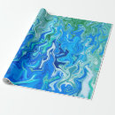 Search for flowing wrapping paper Blue