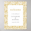 Search for floral wedding posters Gold