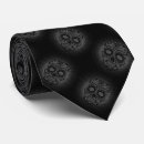 Search for christmas skulls ties Black