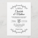 Search for laurel wreath wedding invitations Classy