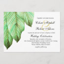 Search for tropical foliage wedding invitations Banana leaves