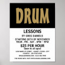 Search for percussion instruments posters Drummer